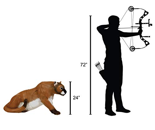 Delta McKenzie 3D Mountain Lion Archery Target Brown
