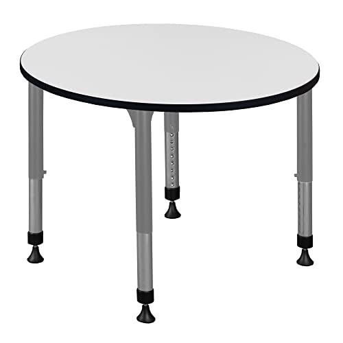 Romig Kee 36" Adjustable Classroom Activity Table Grey/White