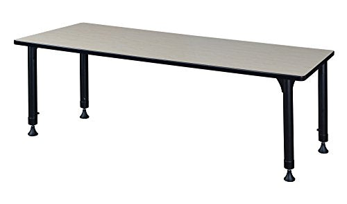 Regency Kee Height Adjustable Classroom Table 72" x 30" Maple