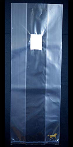 MushroomMediaOnline Unicorn Bag 3T for Mushroom Growers 1000 Count Clear
