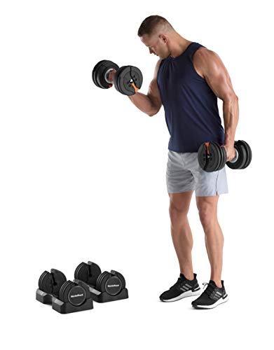 NordicTrack Select-a-Weight Dumbbell Pair Black