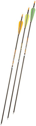 Gold Tip Kinetic Hunter 300 Arrows with 4-Inch Vanes 72 Count Black