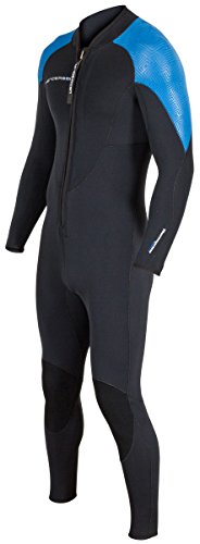 Henderson Thermoprene Pro Men’s Front Zip Jumpsuit Black/Blue XL