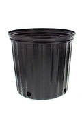 Thaisan7 3 Gallon Nursery Black Plastic Pots for Herbs & Flowers, 10" Dia. x 9.25" Tall (Pack of 50)