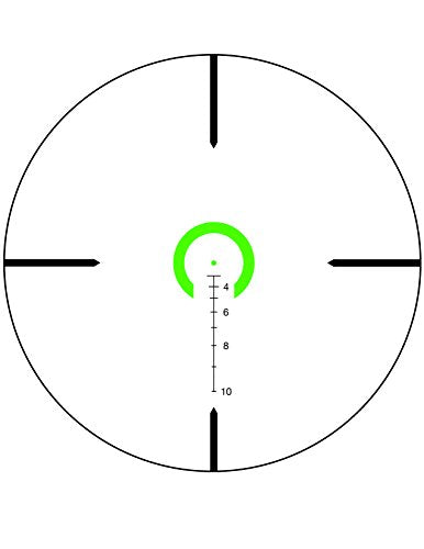 Trijicon VCOG 1-6x24 Rifle Scope Green Horseshoe Dot/Crosshair Green