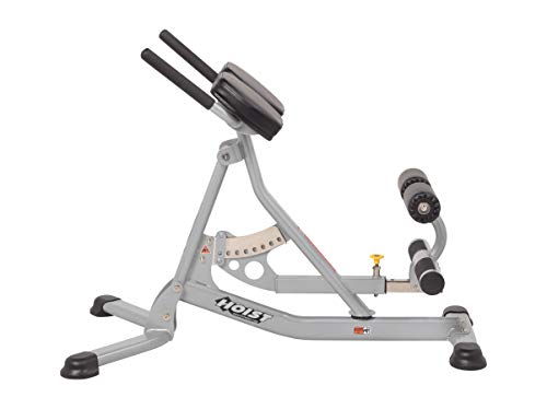 HOIST Fitness Adjustable Hyperextension Roman Chair Platinum