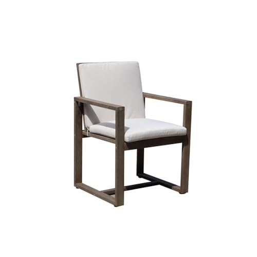 Pemberly Row 9-Piece Modern Eucalyptus Wood Dining Set Brown