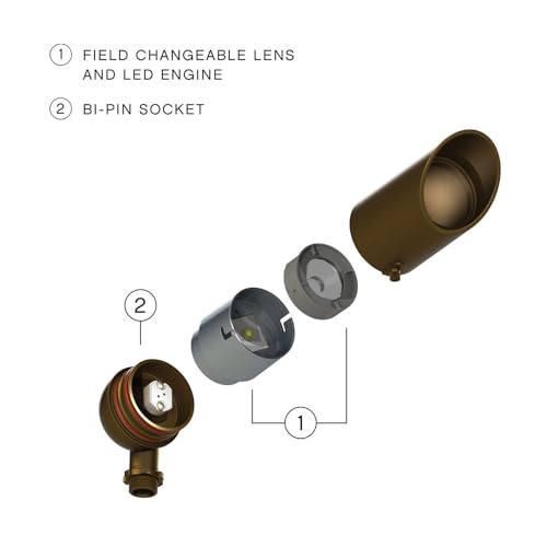 Hinkley 12V MR16 Accent Spot Light Set of 12 Clear Glass Lens Traditional Style Bronze