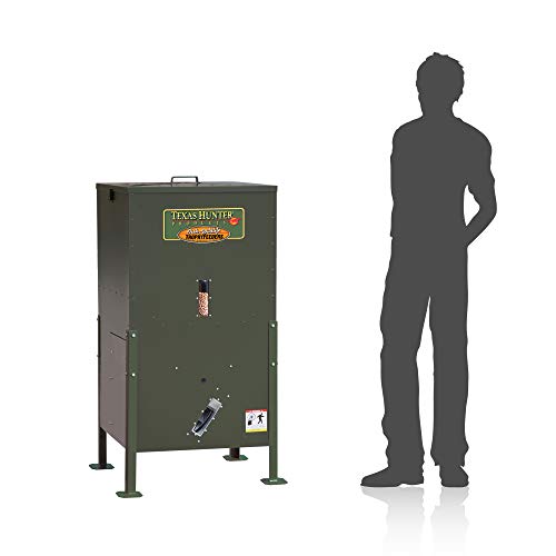 Texas Hunter Products Directional Fish Feeder 175 lb Capacity Hunter Green
