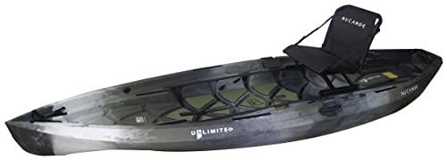 NuCanoe 2022 Unlimited Fishing Kayak with Fusion 360 Seat Tundra