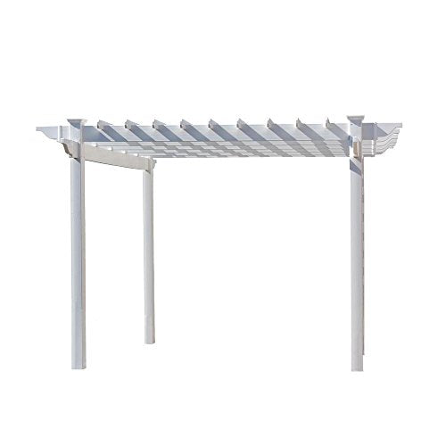 DuraTrel Queensbrook Pergola White