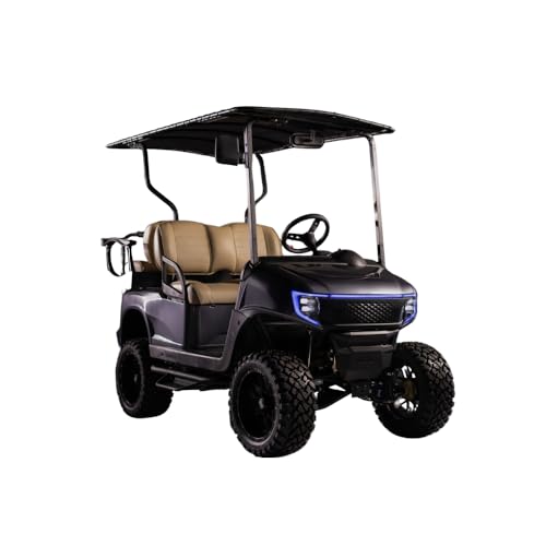 Sourcefy MadJax Apex Body Kit Hyper Gray Metallic for EZGO RXV Golf Cart 2008-2022 with RGB3 Sequencing Colors