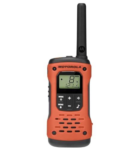 Motorola Solutions Portable FRS Talkabout T605 H2O Two Way Radios 8-Pack Orange/Black