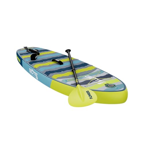 BOTE 8' FT Flow Rider Aero Inflatable Stand Up Paddle Board Hybrid Kayak Kit Native Rips