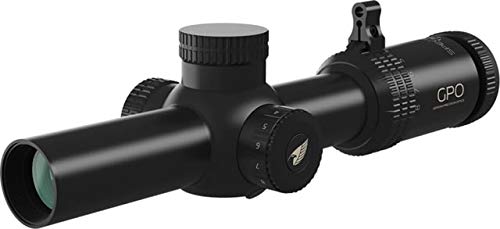 GPO German Precision Optics Spectra 8X Rifle Scope 1-8x24mm 30mm Tube SFP G4i Reticle Black