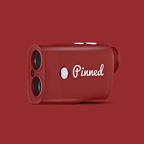 Pinned Golf Prism Slope Rangefinder Red