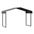 Arrow Shed Galvanized Steel Canopy 12’ x 6’ x 7’ Charcoal