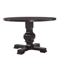 Carolina Chair & Table Carson 47" Round Pedestal Dining Table Espresso