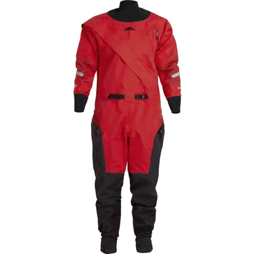 NRS Women's Foray Drysuit Red M
