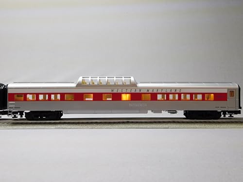 Lionel Western Maryland Scenic RR O Gauge Passenger Car 2-Pack Multi Colored