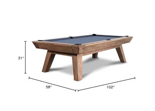 Empire USA Desyn Slate Billiard Pool Table Walnut 8 ft