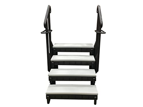 Confer Plastics 4 Step Signature Spa Steps Gray