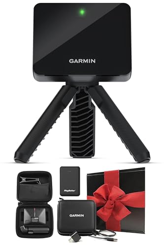 PlayBetter Garmin Approach R10 Golf Launch Monitor & Simulator Gift Box Bundle