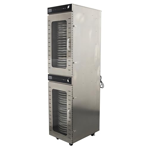 TECHTONGDA Commercial 40 Layers Food Dehydrator Rotary Dryer Stainless Steel