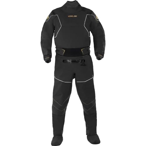 Level Six Emperor Black Out Dry Suit Black XL