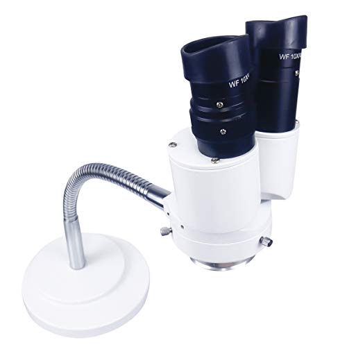 NSKI Dental Lab Binocular Microscope 10X Magnification 360° Revolve Grey