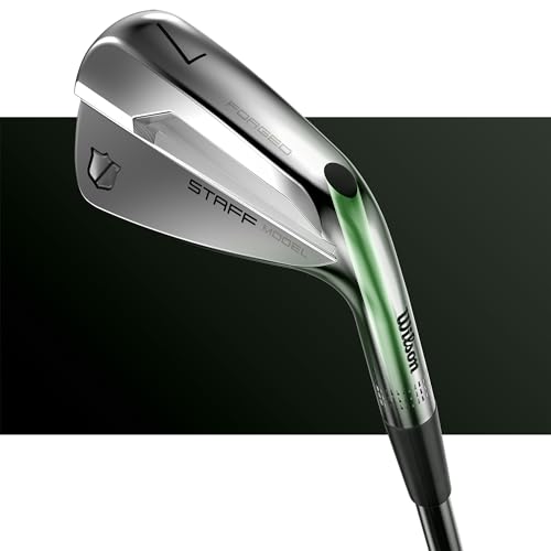 WILSON Staff Model Steel Blades Golf Iron Set - Right Hand, Stiff, 4-PW Silver