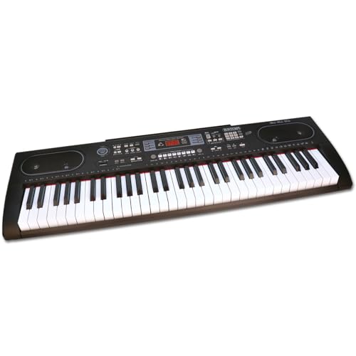 Bontempi Full Size Keyboard with Legs & USB Connection Multi-Color