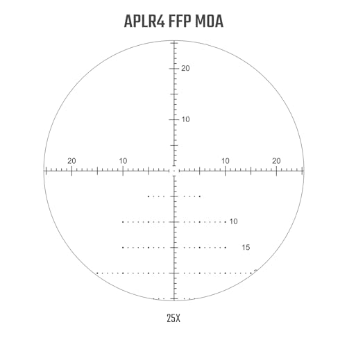 Athlon Optics Midas TAC 5-25x56 Riflescope APLR4 FFP MOA Black