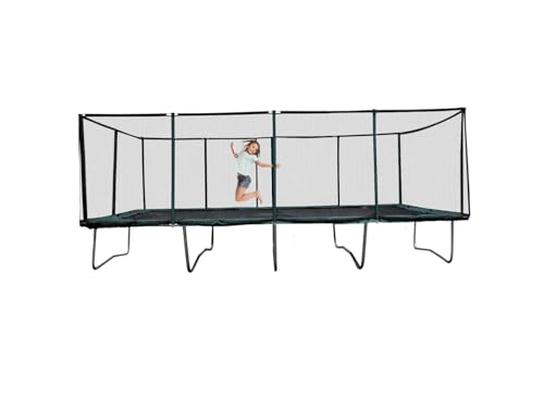 Galactic Xtreme Happy Pro Rectangle Trampoline 10x23 Green and Black