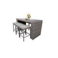 Afuera Living 7-Piece Patio Bar Table Set with Backless Barstools