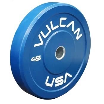 VULCAN 340 lb Color Bumper Plates Set Red Blue Yellow Green Grey