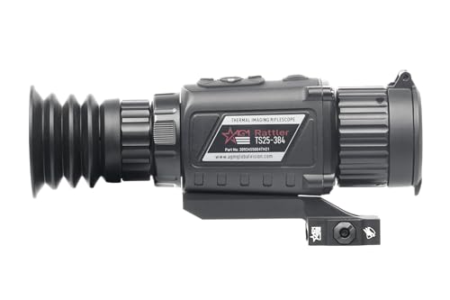 AGM Global Vision Rattler TS25-384 Thermal Imaging Riflescope Waterproof Shockproof 25mm Lens White Hot Black Hot Red Hot Fusion