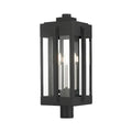 Livex Lexington 3 Light Outdoor Post Top Lantern Black