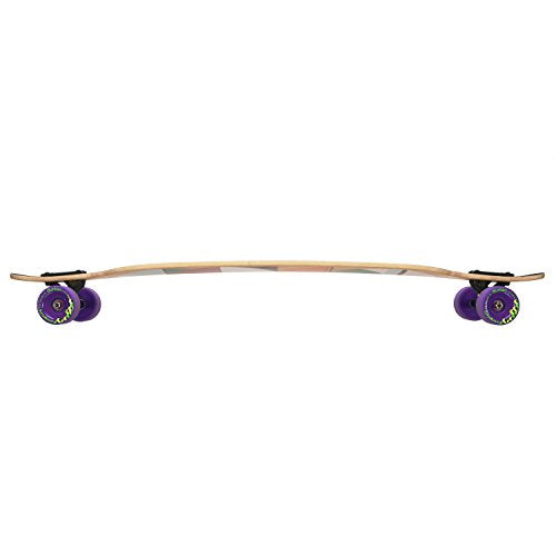 Loaded Boards Dervish Sama Bamboo Longboard Flex 1 with Orangatang Durian 75mm/83a Wheels