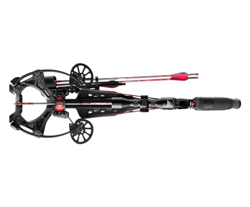 BARNETT Hyper Raptor Crossbow Package with 4x36 Scope, 3 HyperFlite Arrows Black