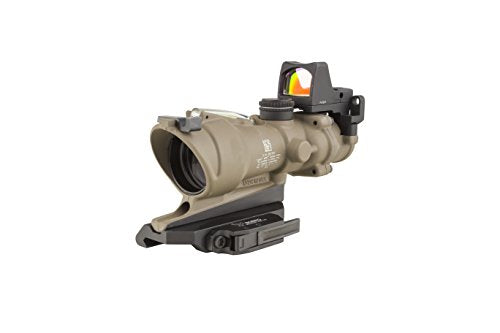 Trijicon 4x32mm ACOG Dual Illumination Green Crosshair Reticle FDE w/ RMR Type 2