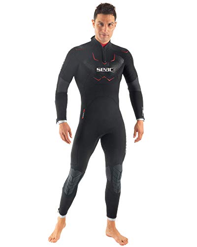 SEAC Seac Space One-Piece Wetsuit in Ultrastretch Neoprene Black