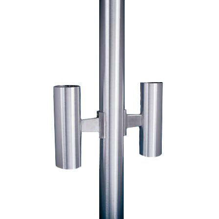 Eder Flag Flagpole Tunnel Lights for 12 Inch Pole Satin Brushed