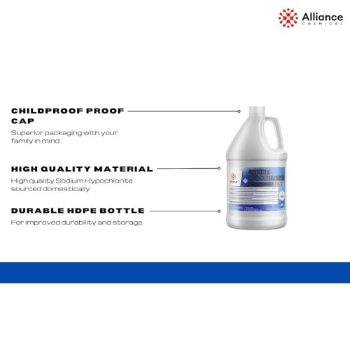 Alliance Chemical Sodium Hypochlorite 12.5% Pool Chlorine & Water Treatment Full Pallet