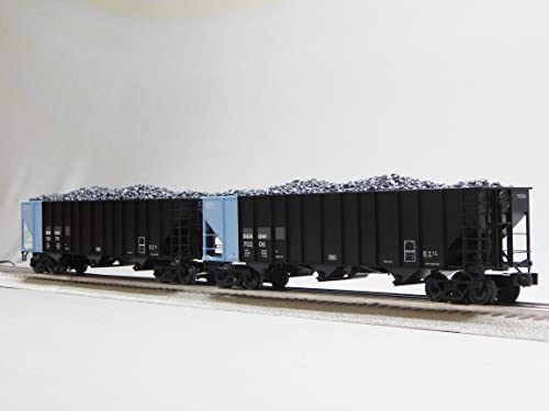 Lionel Denver & Rio Grande 100 TON Hopper 2 Pack O Gauge Black/Blue