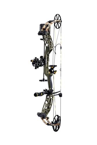 Bear Archery The Hunting Public Adapt 2+ Ready to Hunt Compound Bow Package Right Hand Throwback Green