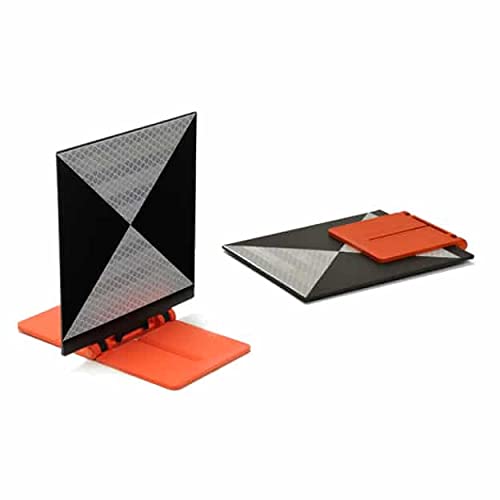 Survey Pro Laser Scanner Target with Foldable Base - 10 Pack