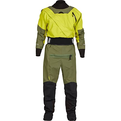 NRS Men's Axiom GORE-TEX Pro Dry Suit Chartreuse M