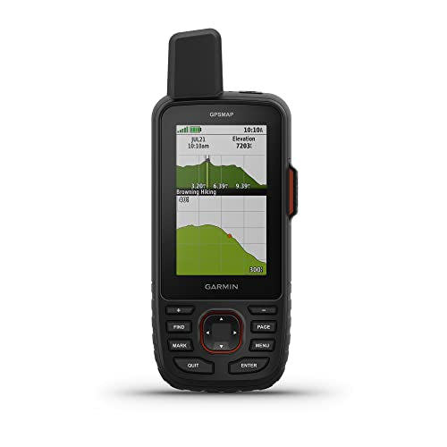 Garmin GPSMAP 67i Rugged GPS Handheld with inReach® Technology Black/Flame Red