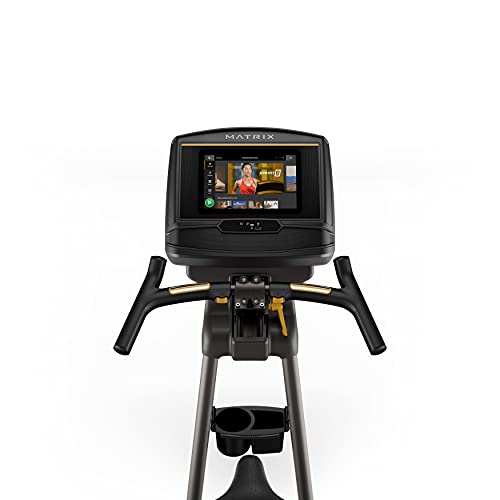 Matrix Fitness U30 Upright Bike with XER Console Black/Yellow